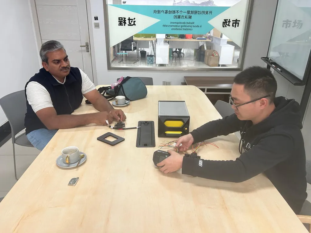 Two men at a business desk