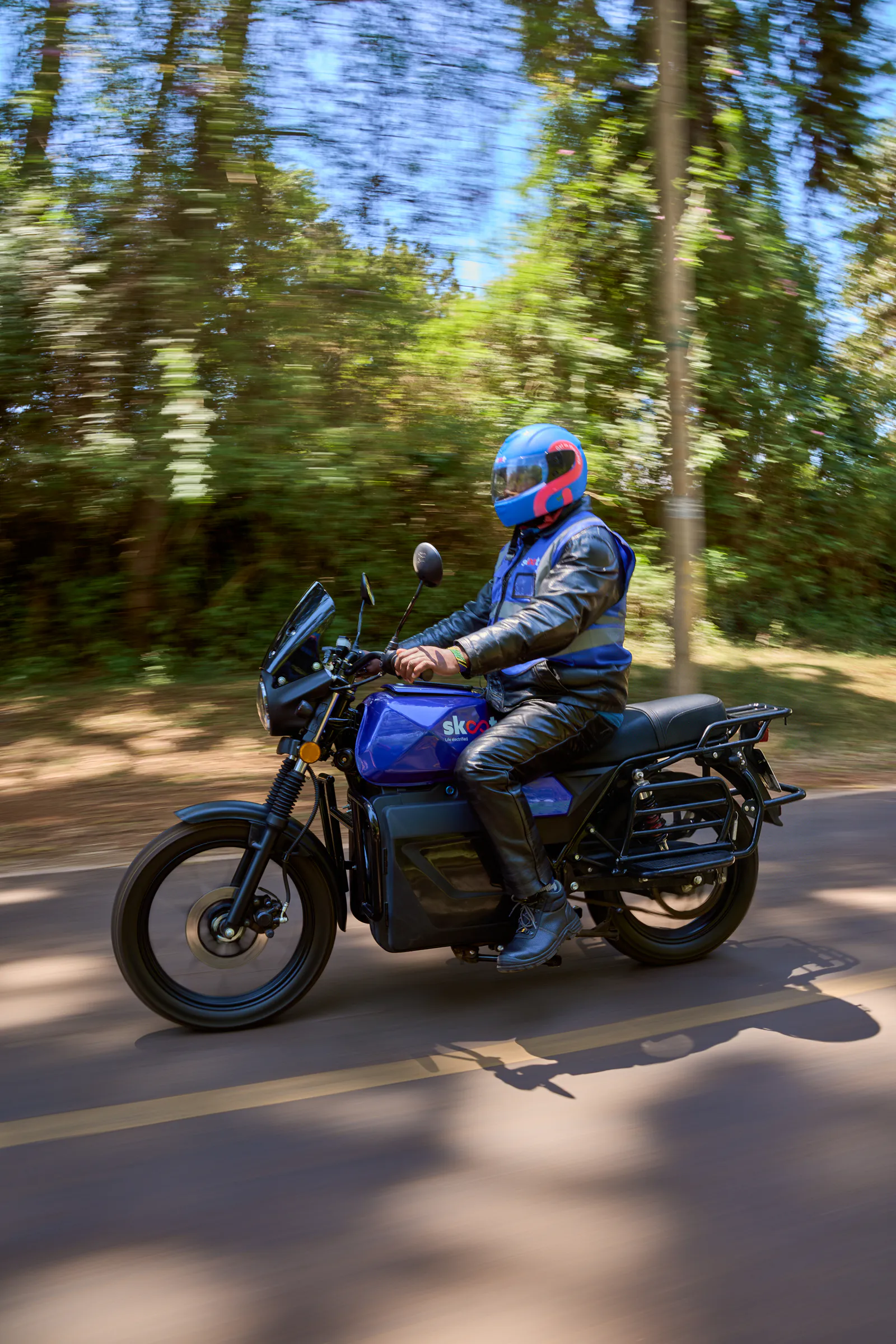 man on bike